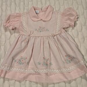 Pink Embroidered Kids Blouse
